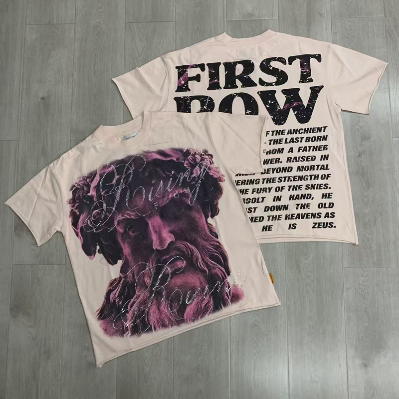 Streetwear Brand Label - 2026 New FIRST ROW Tops Tee