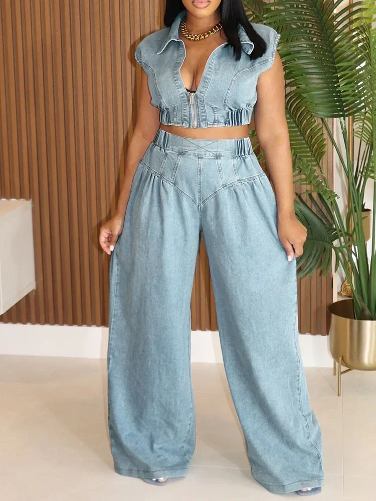 Streetwear Denim Sets Women 2  - đánh giá và giá Streetwear Brand Pants