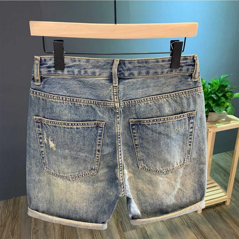 High Street Ripped Denim Short - đánh giá và giá Streetwear Brand Pants