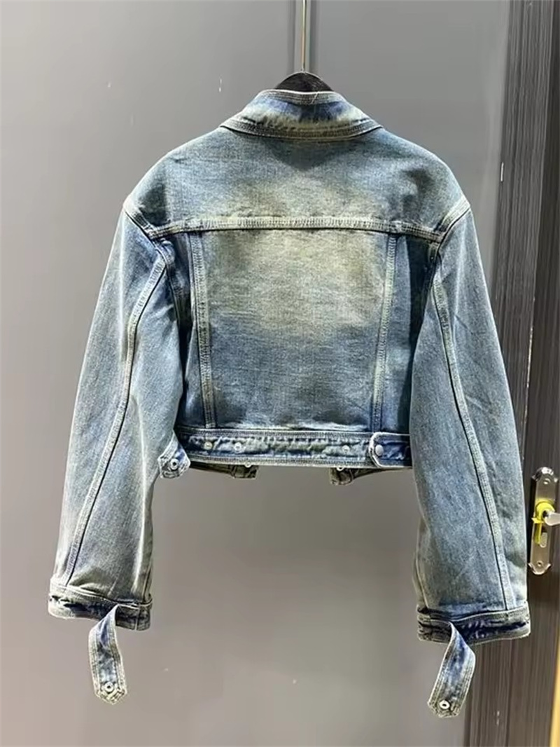 Vintage Short Denim Jacket Wom - đánh giá và giá Streetwear Brand Pants