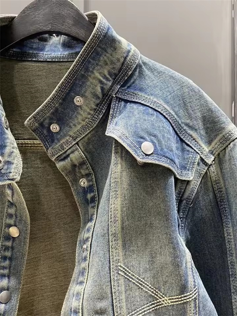 Vintage Short Denim Jacket Wom - đánh giá và giá Streetwear Brand Pants