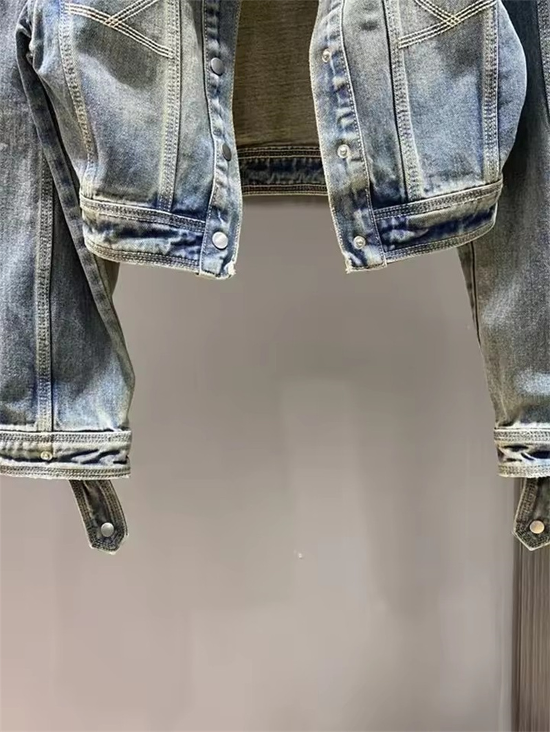 Vintage Short Denim Jacket Wom - đánh giá và giá Streetwear Brand Pants