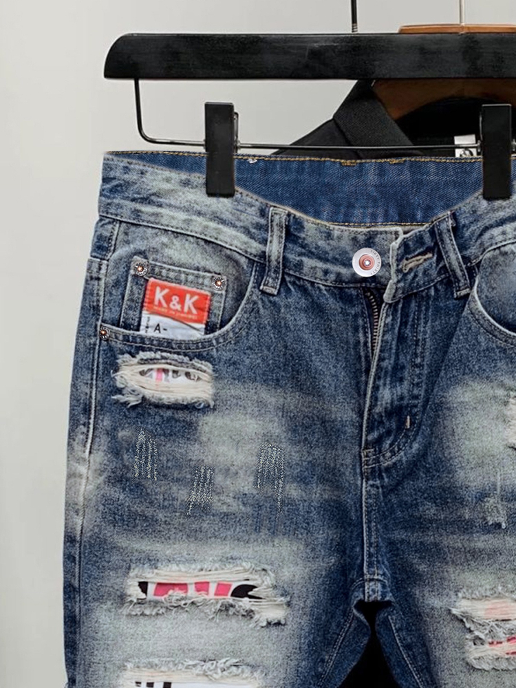 2026 Summer Ripped Straight Me - đánh giá và giá Streetwear Brand Pants