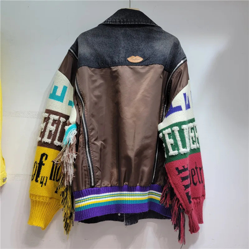 Women Denim Jacket  Autumn Fas - đánh giá và giá Streetwear Brand Pants