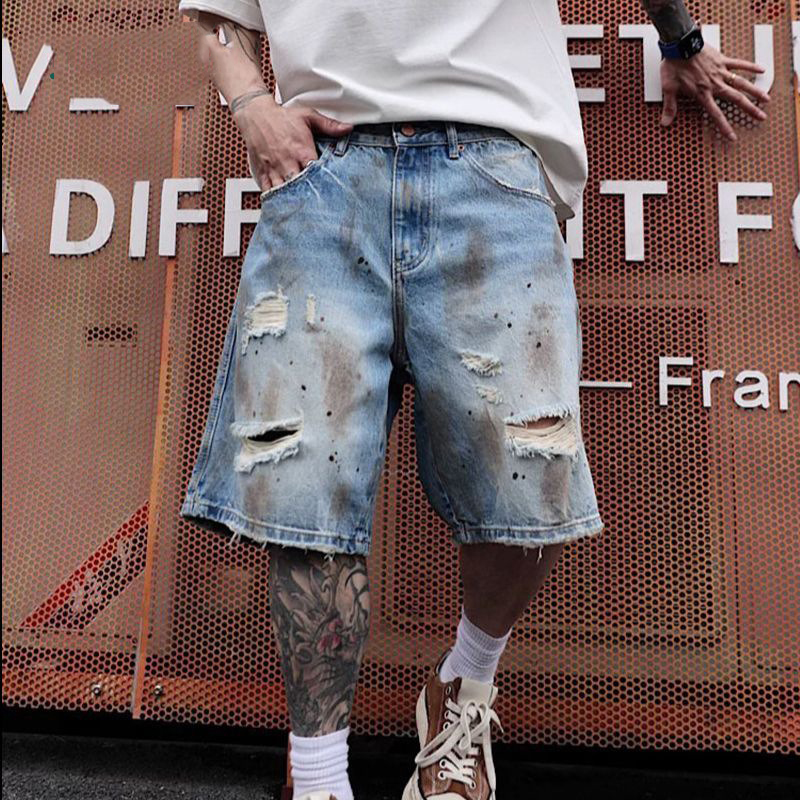 KIDWHXR Men's Denim Short Scon - đánh giá và giá Streetwear Brand Pants