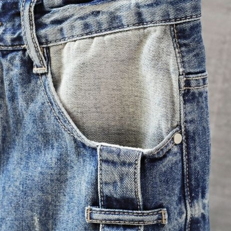 Men's Short Jeans Pants with P - đánh giá và giá Streetwear Brand Pants