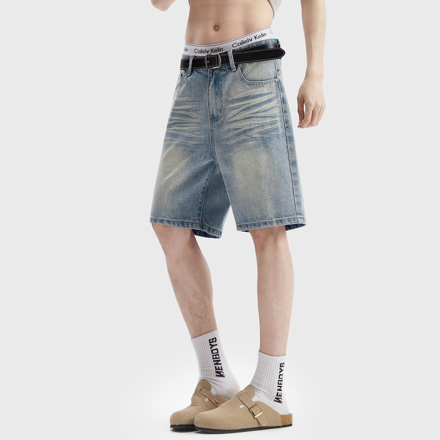 Vintage Washed Denim Shorts Me - đánh giá và giá Streetwear Brand Pants