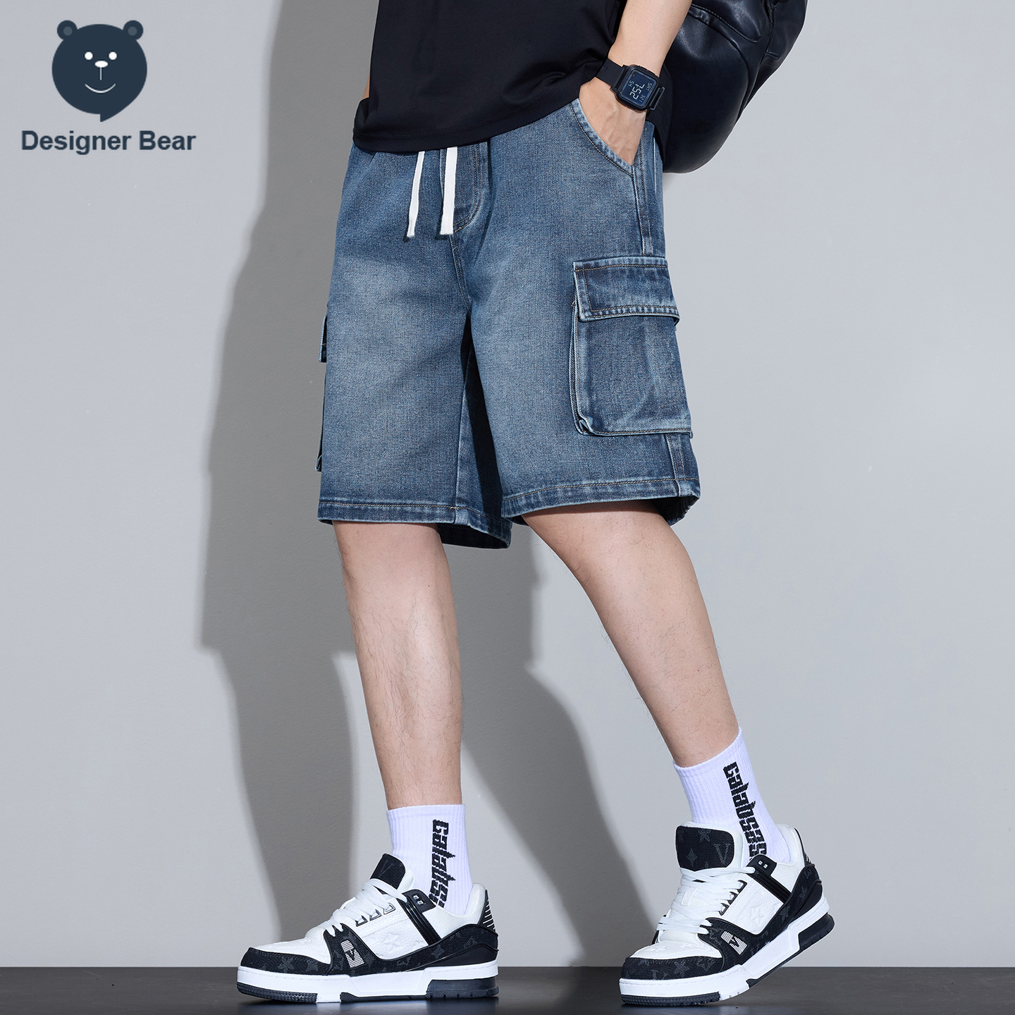 Men's Multi-Pocket Cargo Denim - đánh giá và giá Streetwear Brand Pants