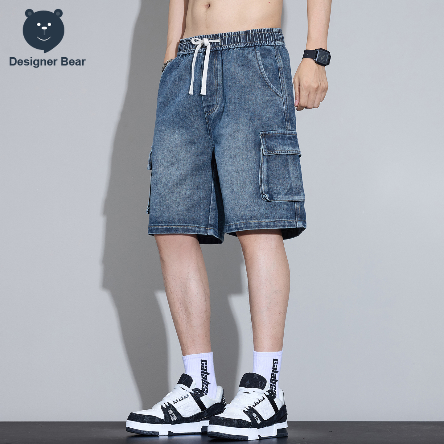 Men's Multi-Pocket Cargo Denim - đánh giá và giá Streetwear Brand Pants