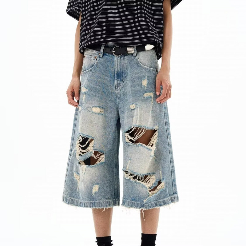 New Men Vintage Ripped Baggy S - đánh giá và giá Streetwear Brand Pants